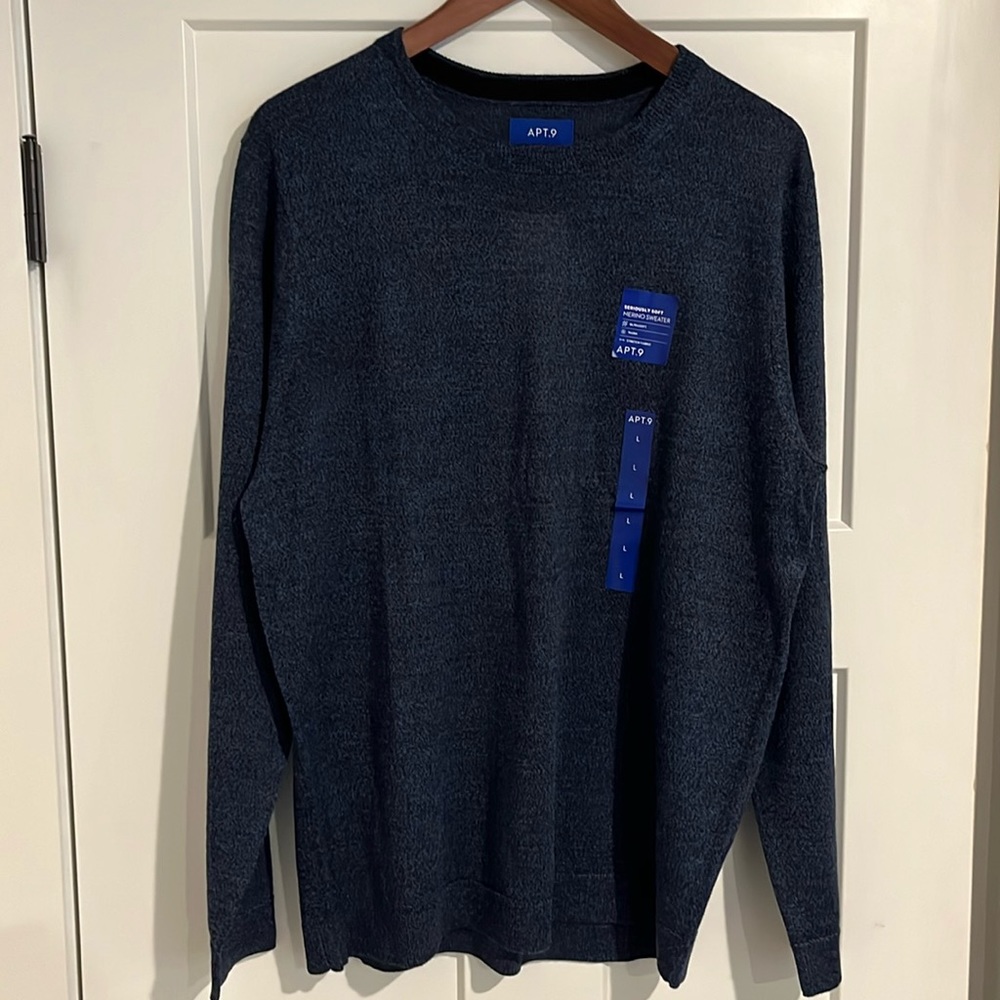 Apt 9 Merino sweater men’s L